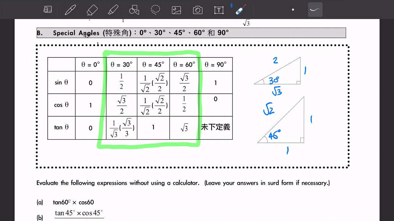 S4-Ch6.1 Special Angles (p.6)