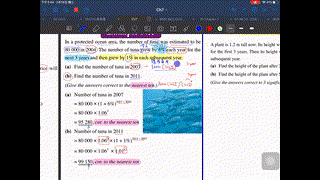 S3 Ch7.2 Growth 增長 and Decay 折舊 堂課（4）Practice 11