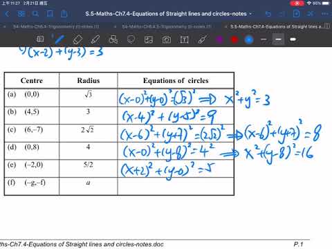 S5-Ch15.4 Equations of Circles-2 (p1)