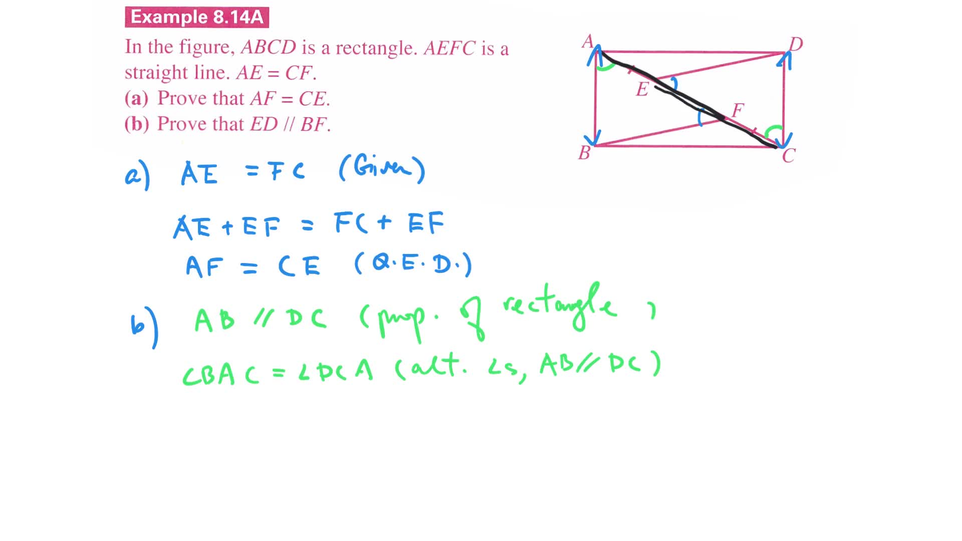 S.3 Maths Ch.8.3 (Furtehr proofs related to //gram) + C.W. + Lesson Work sheet