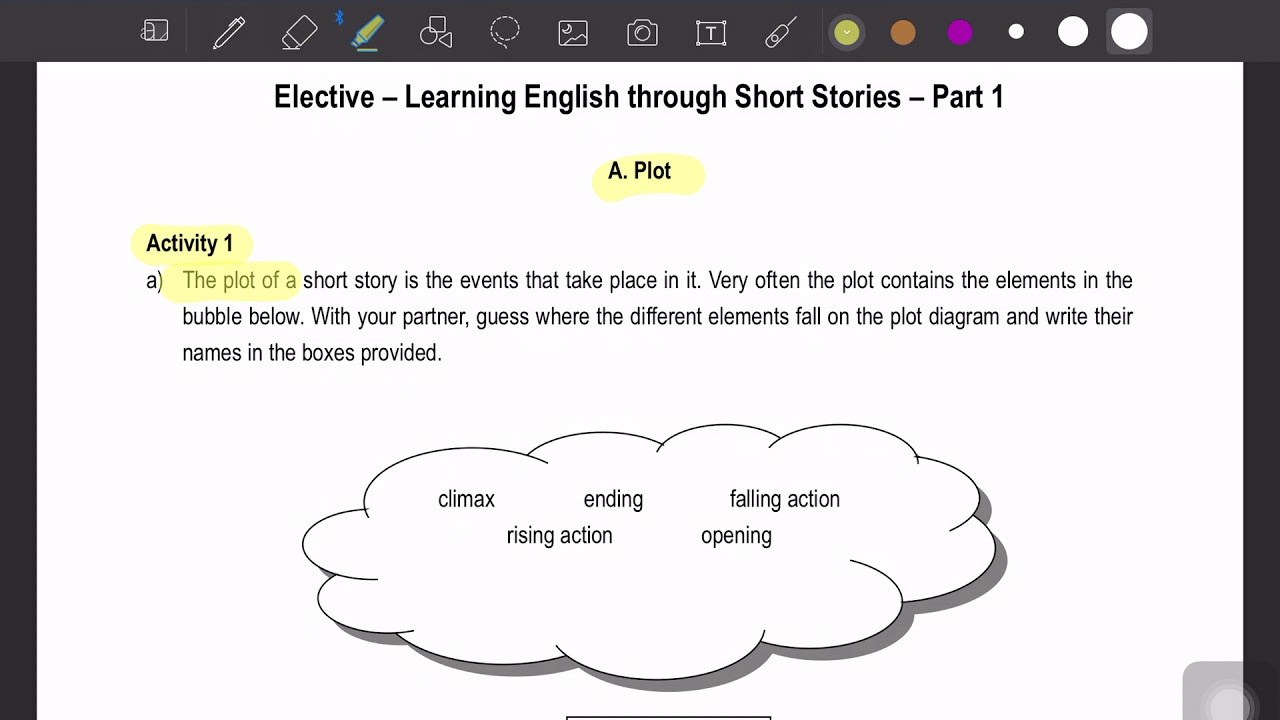 Short Stories Worksheets P.2