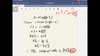 S1 Ch8.6 Simple interest 單利息 practice 8.35
