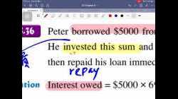 S1 Ch8.6 Simple interest 單利息 Example 8.36 and practice 8.36