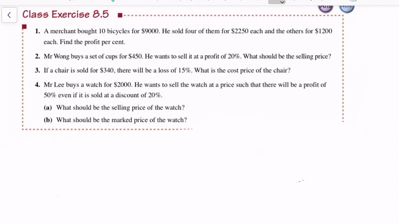 S1 Ch8.5 P.8.44 Class Exercise 8.5 Q1-2