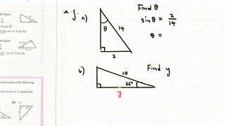 S.3 Maths Ch.9.2 Angles of elevation and depression + HW(B9)