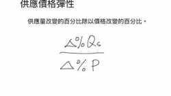 崇真書院中四級經濟科-供應價格彈性