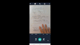 Using Camscanner to summit homework to Schoology in Android mobile phone