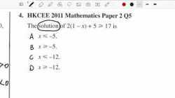 S3 Ch1.2 (4) #2011 PaperII Q5