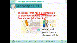 Making use of friction & air resistance
