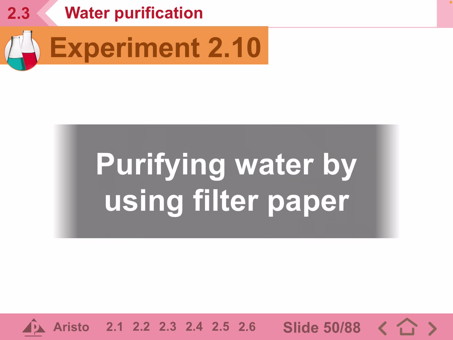 F1 IS 2.3 C Methods of purification
