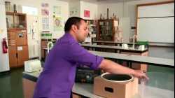 Brownian motion demonstration