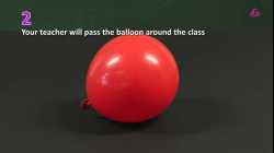 (New) Experiment 6.2 Can you smell the perfume contained in a balloon?