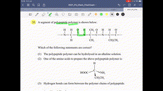 2021 Chem Final Exam - Explanation of Section A ( MC) Part 3
