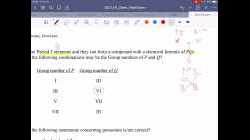 2021 Chem Final Exam - Explanation of Section A ( MC) Part 1